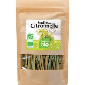 Racines Bio Feuilles de Citronnelle 20G