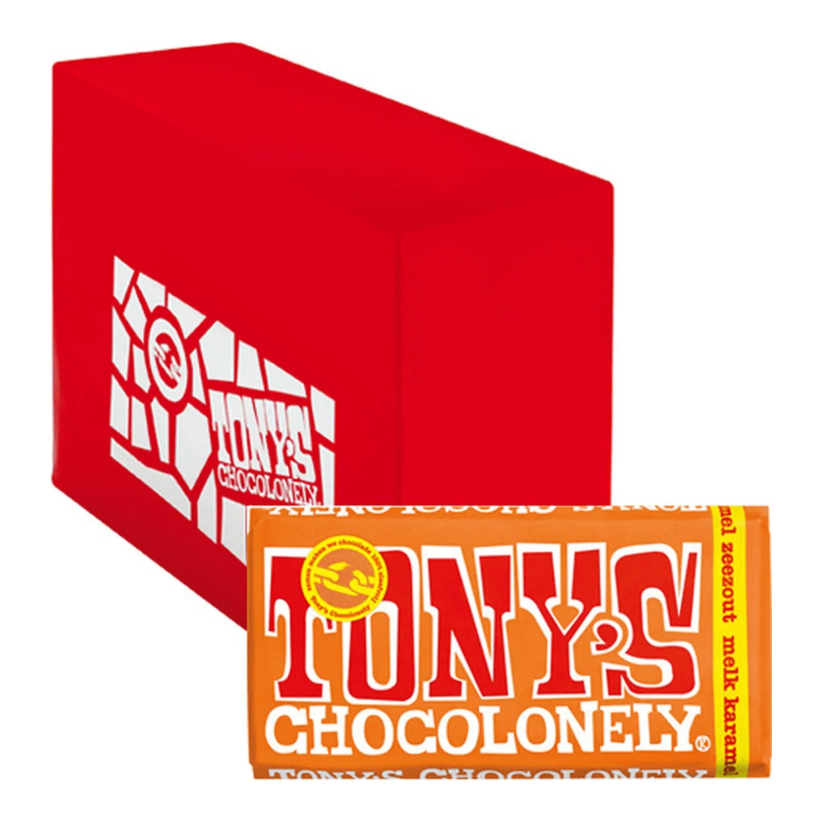 Tony’s Chocolonely Reep Melkchocolade Karamel & Zeezout (15x 180gr) – Image 5