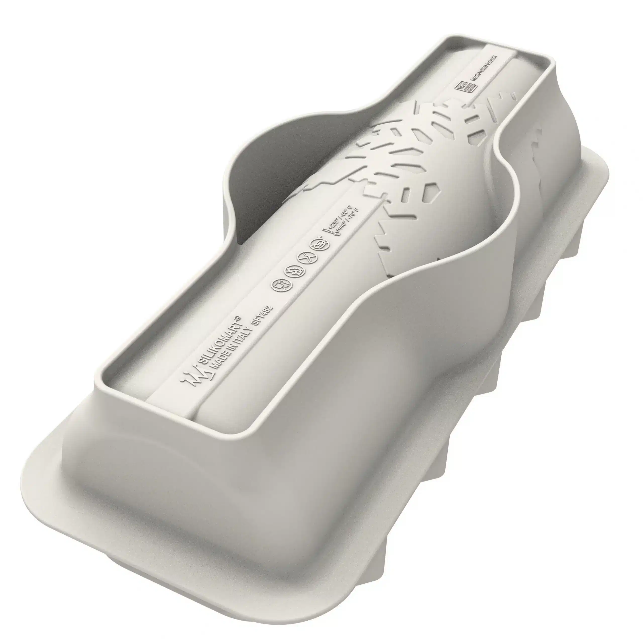 Moule à Bûche Snowfall Silikomart – Image 2