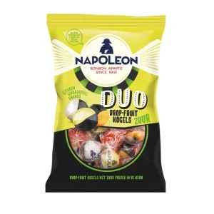 Napoleon duo drop/fruit zuur zakje 175 gr
