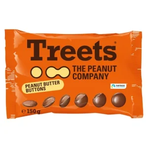 Treets peanut butter buttons zak 150 gr