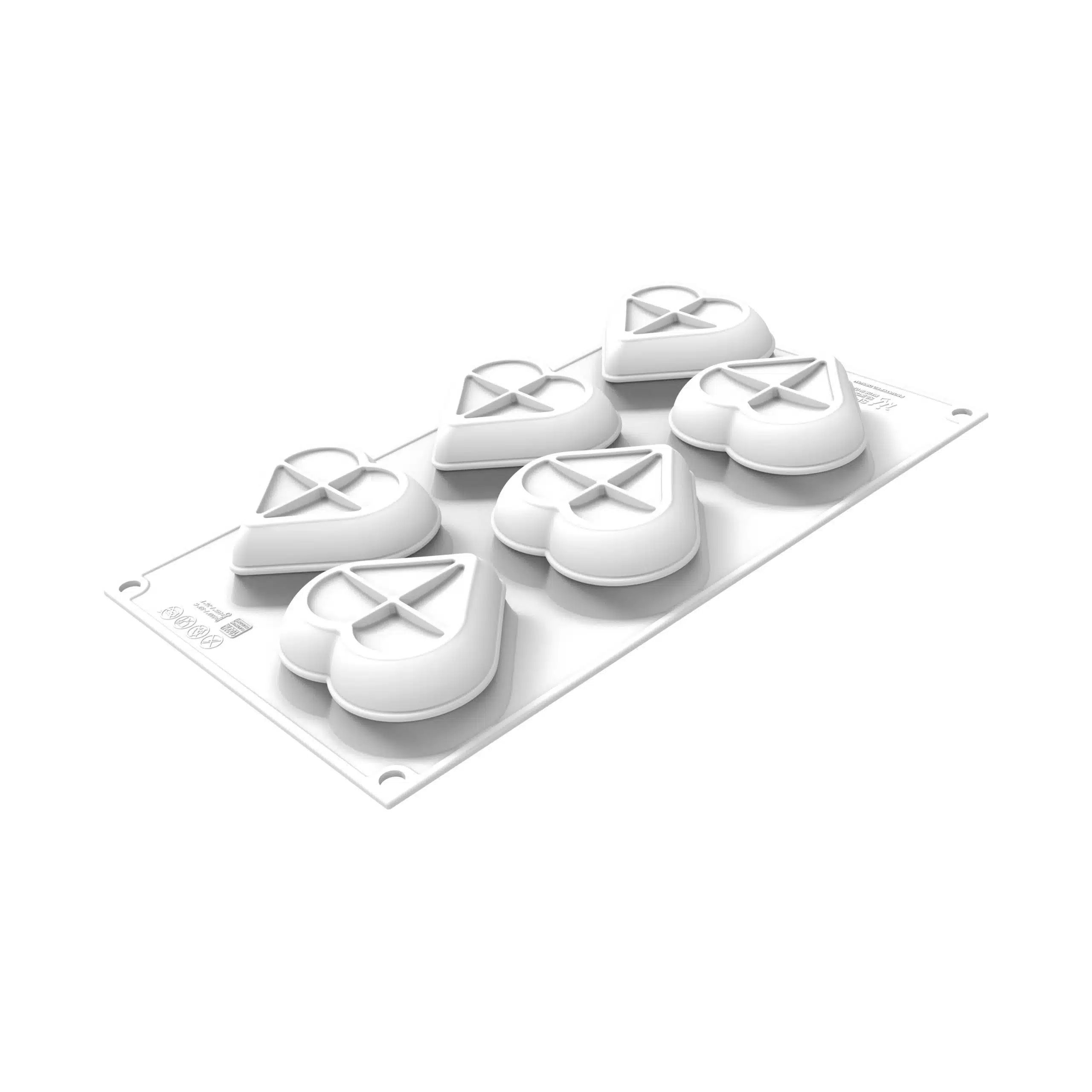 Moule Heartix Silikomart en Silicone x6 – Image 2