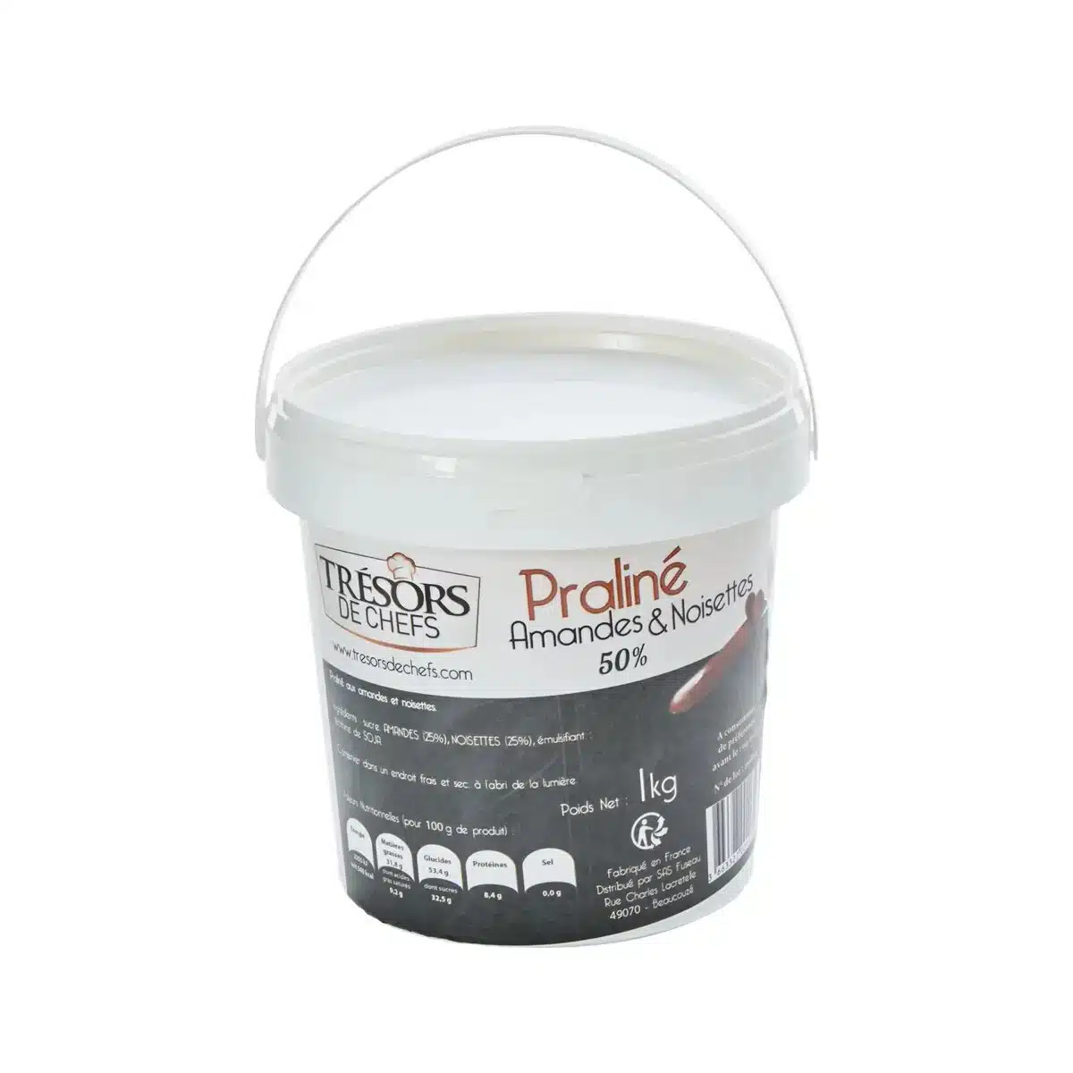 Praliné Amandes Noisettes 1KG Trésors de Chefs