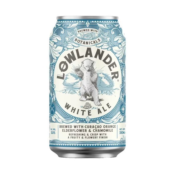 Lowlander white ale blik (24x 33cl)