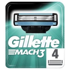 4 Rechanges Pour Lames De Rasoir Gillette Mach3
