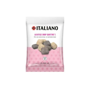 Italiano Luchtige Drop Quattro’s Zakje (10x140gr)
