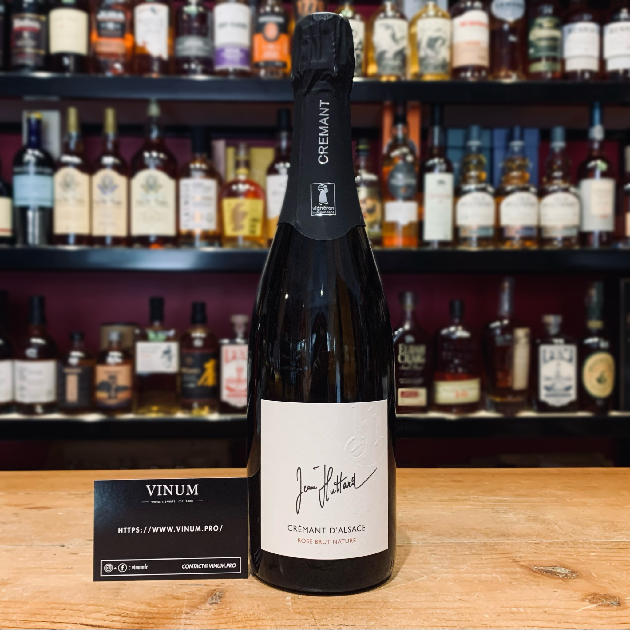 Jean Huttard Crémant Rosé Brut Nature