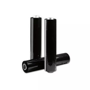 Strechfolie zwart 50 cm 300 m