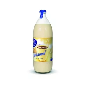 Friesche vlag halvamel fles (6x 1 liter)