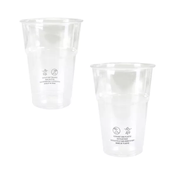 Depa plastic bierglas r-pet 250/300 ml (1250 stuks)