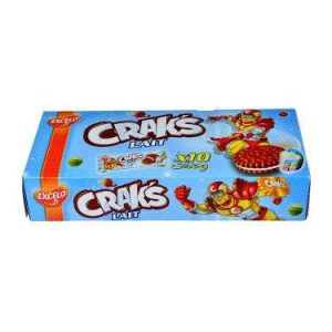 Biscuit au Cacao Fourré au Lait 10 x 36g Crak&rsquo;s Excelo