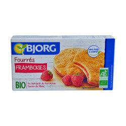 Biscuits Fourrés Framboises Bio Bjorg 175g