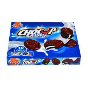 Biscuits au Cacao Fourrés à la Vanille 10 x 30g Choc&rsquo;Up Excelo