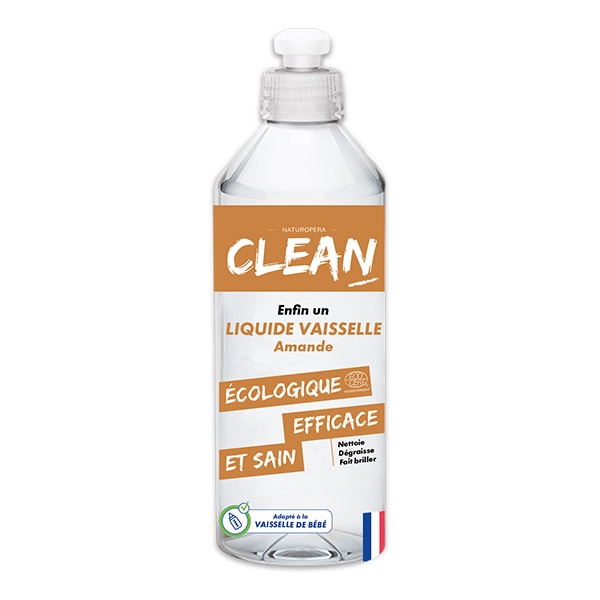Clean Liquide Vaisselle Amande 500Ml