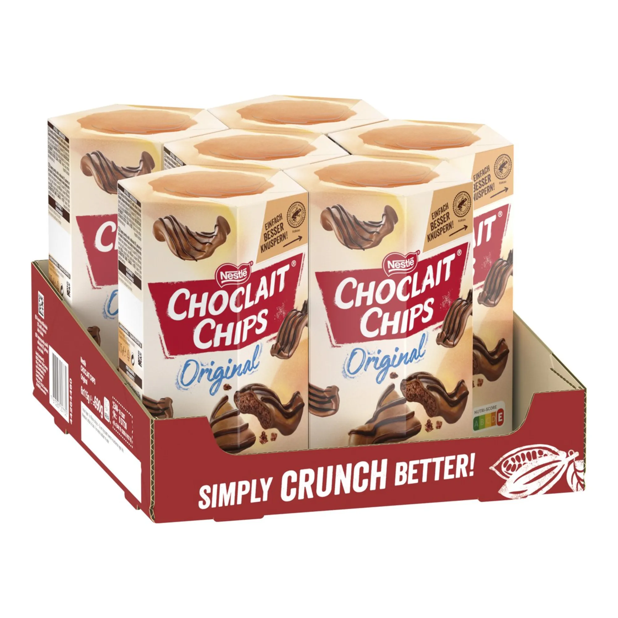 Choclait Chips Brown (6x 115gr) – Image 2