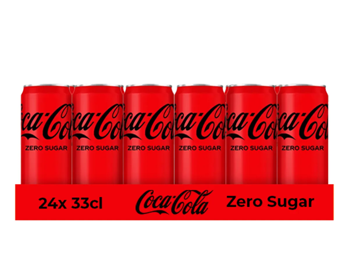 Coca-Cola Zero Blik (24x 33cl)