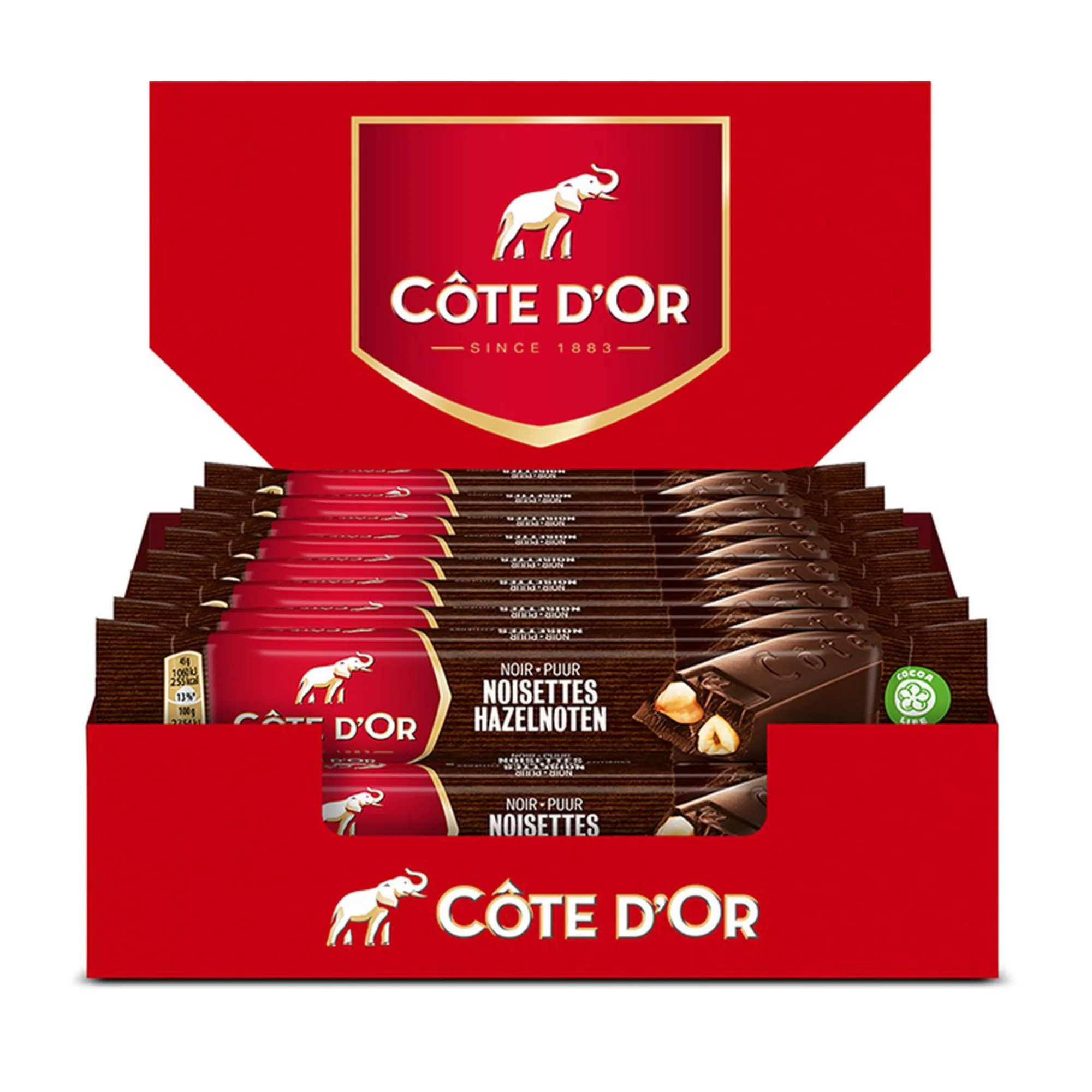 Cote D’or Reep Puur Hazelnoten (32x 45gr) – Image 2