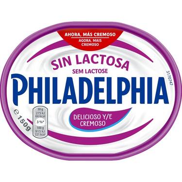 Cream Cheese Milka Sans Lactose Philadelphia 150 g