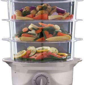 Cuisseur Vapeur Argenté Russell Hobbs 800W Capacité 9L