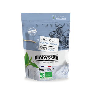 Biodyssée Thé Bleu Oolong Fujian 50G