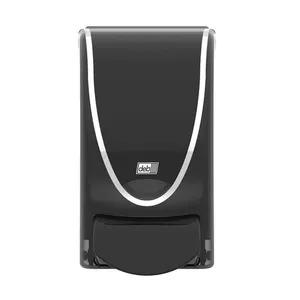 Deb Dispenser Translucent Zwart/Chrome (1 liter)