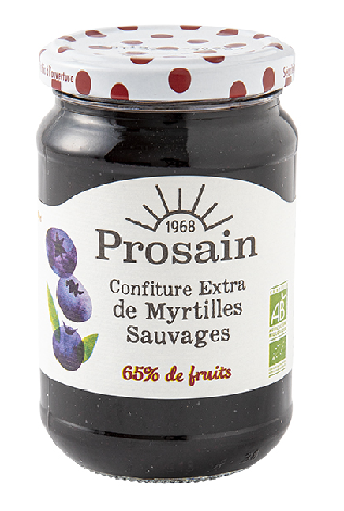 Prosain Confiture Extra de Myrtilles Sauvages 350G