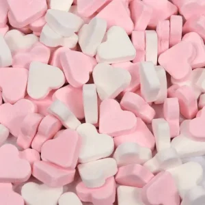 Fortuin Vruchtenhartjes Meisjes Roze/Wit (1kg)