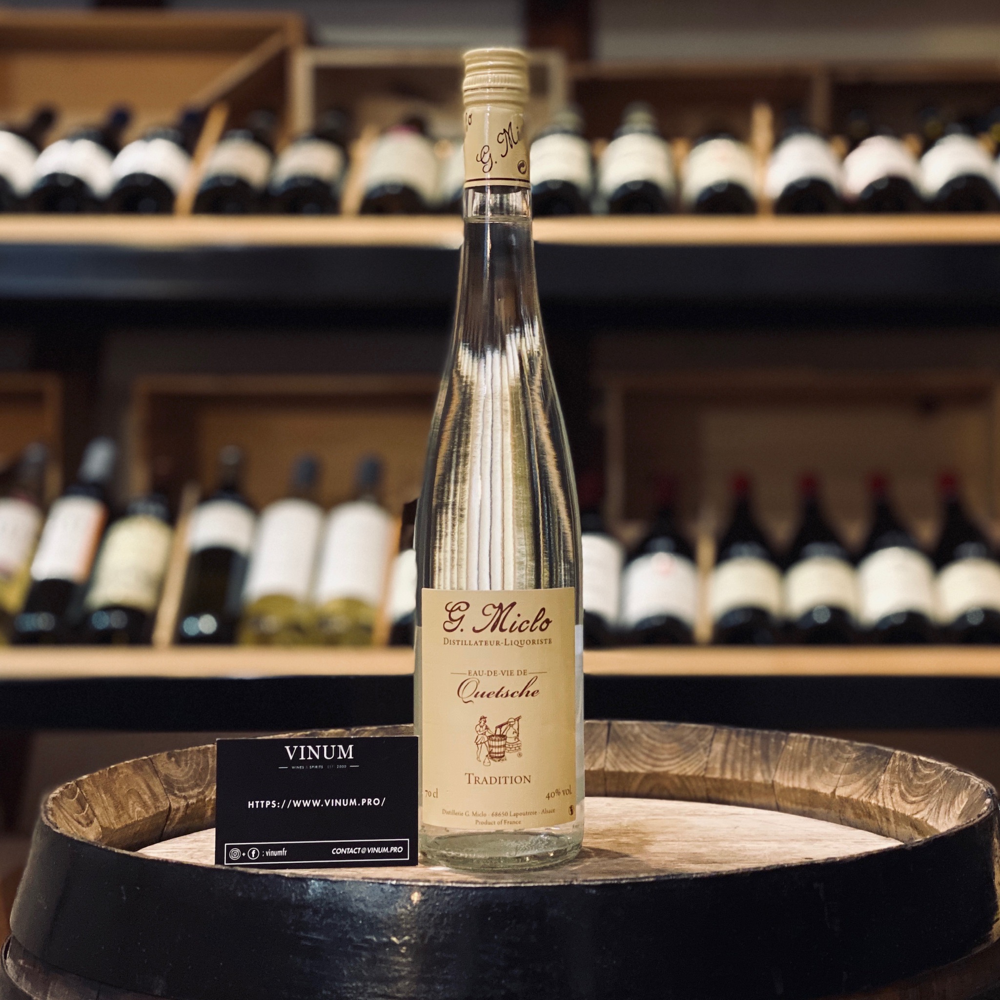 Miclo Eau de Vie Tradition Quetsche 50cl