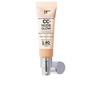 IT COSMETICS – CC+ NUDE GLOW lightweight foundation + glow serum SPF40- Medium