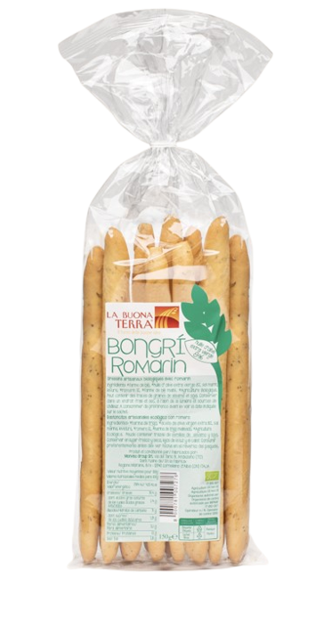 La Buona Terra Gressins au Romarin 150G
