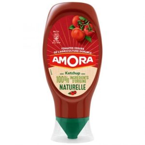 Ketchup 100% Naturel Amora 469G