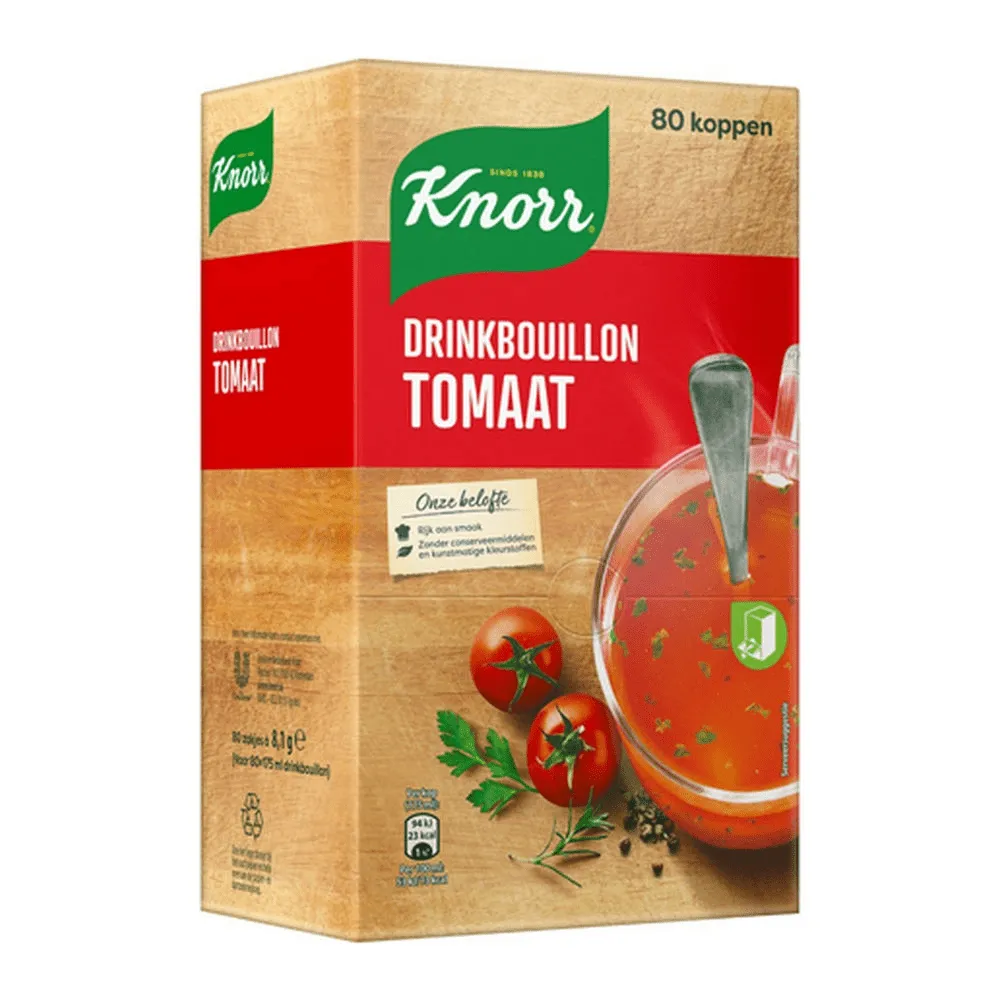 Knorr Drinkbouillon Tomaat (80 stuks) – Image 2