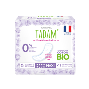 Tadam’ Serviettes Fuites Urinaires Maxi X 12