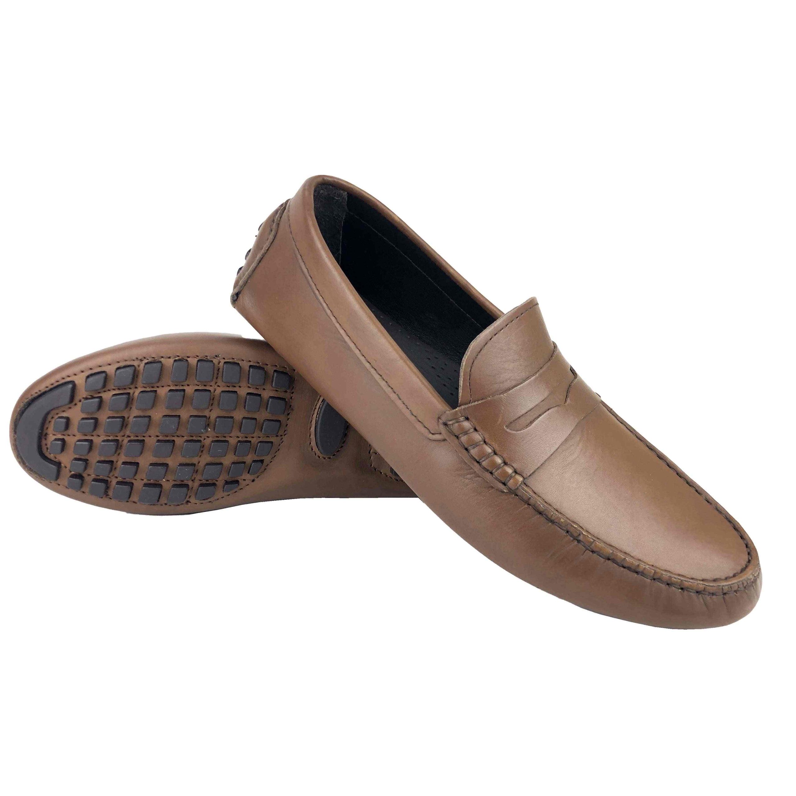 Mocassin Cuir Taba (MOC1800/1)