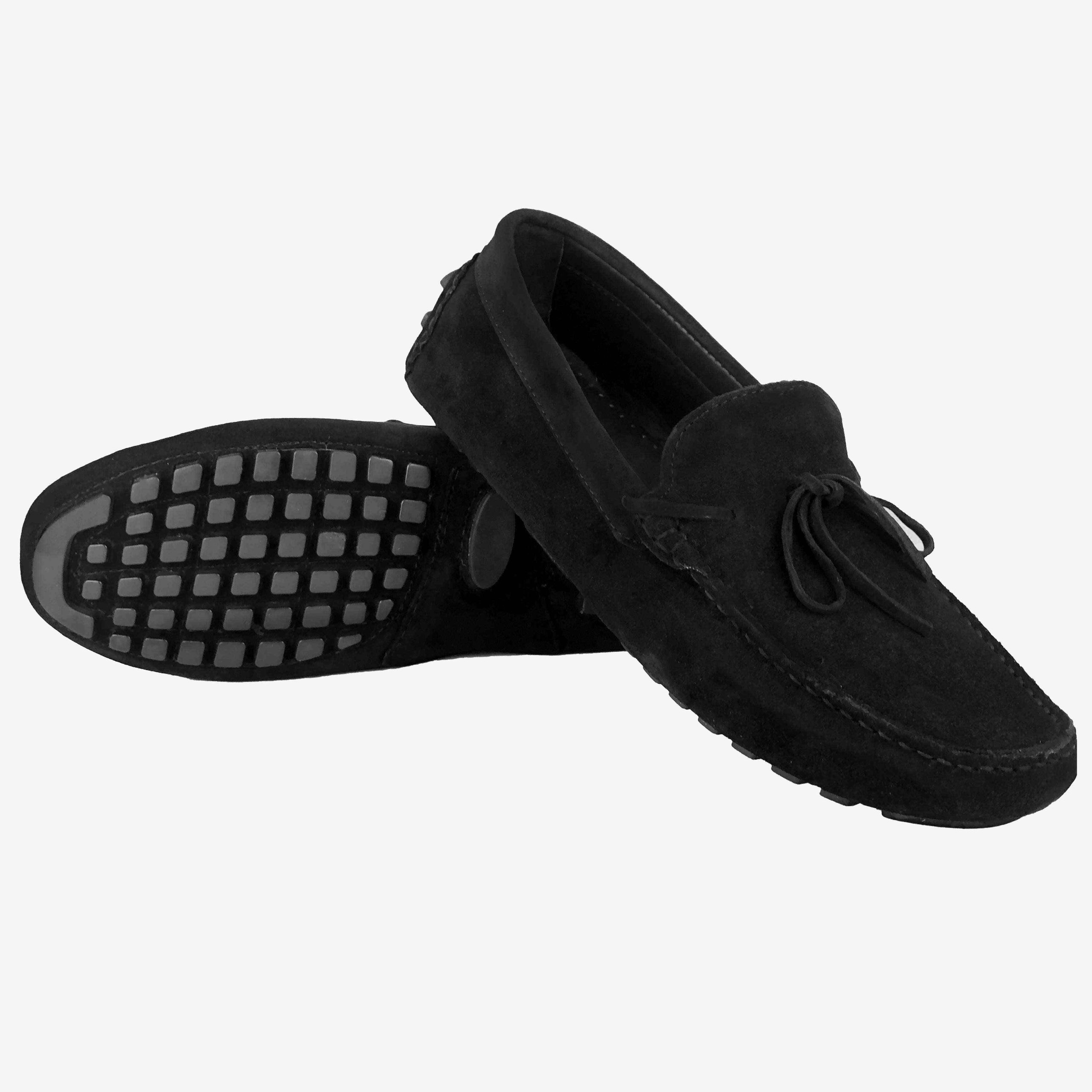 Mocassin Daim Noir (MOC1800/2)
