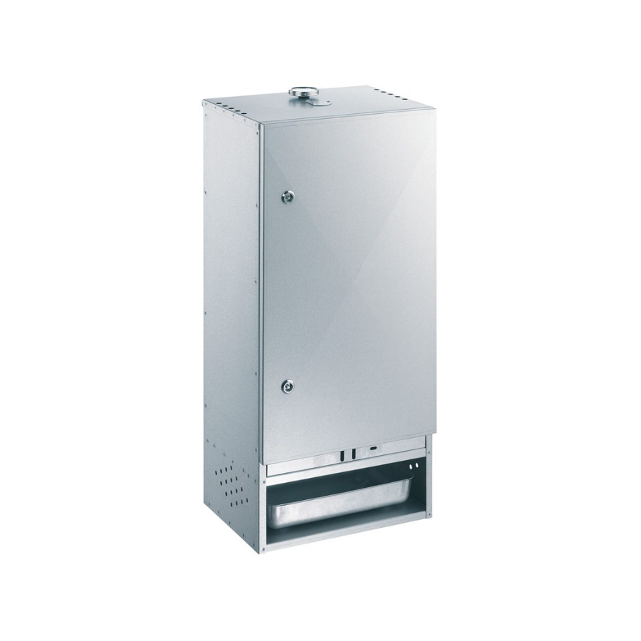 Fumoir en acier aluminé à charnières 85 Peetz