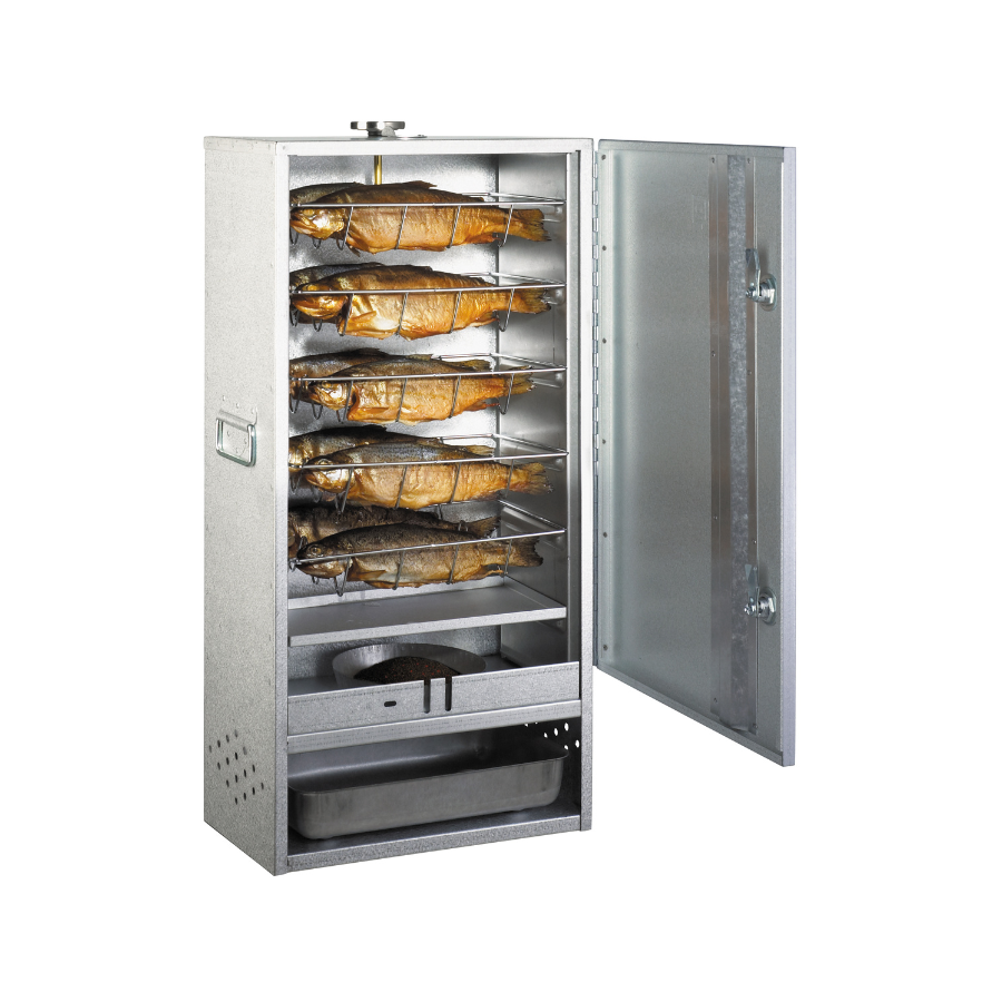 Fumoir en acier aluminé à charnières 85 Peetz – Image 3