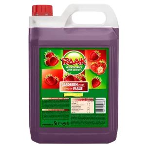 Raak Vruchtensiroop Aardbeien (5 liter)