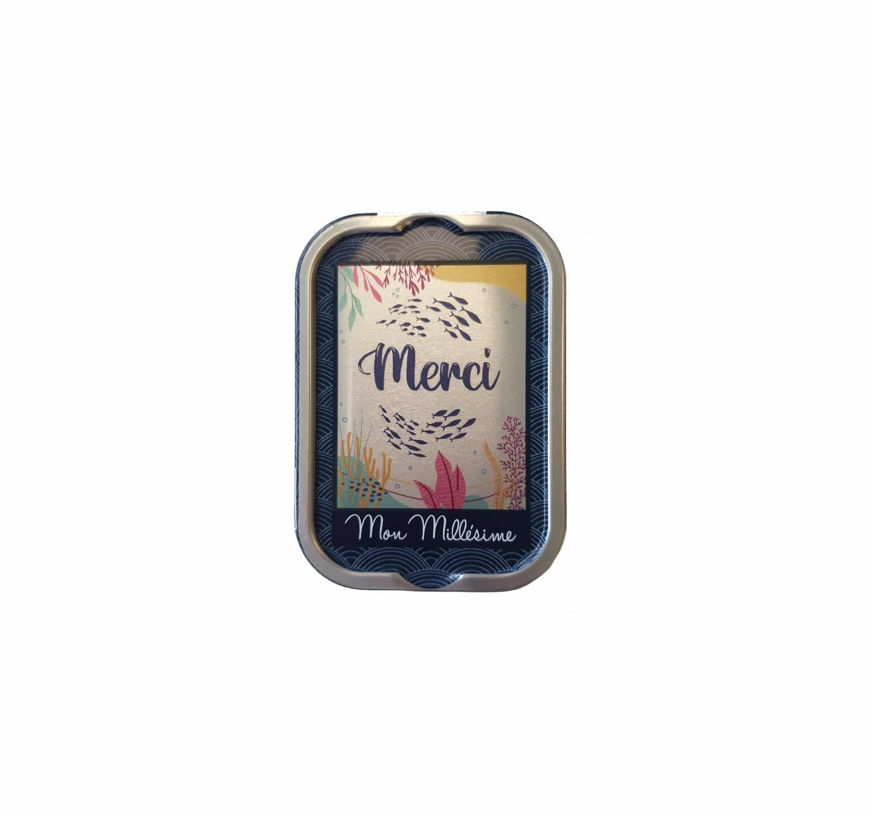 SARDINES MILLÉSIMÉES “Merci” Boite 115g