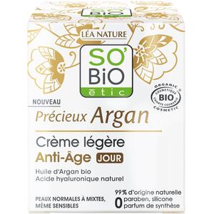 So Bio Crème Légère Anti-âge Jour Argan 50Ml