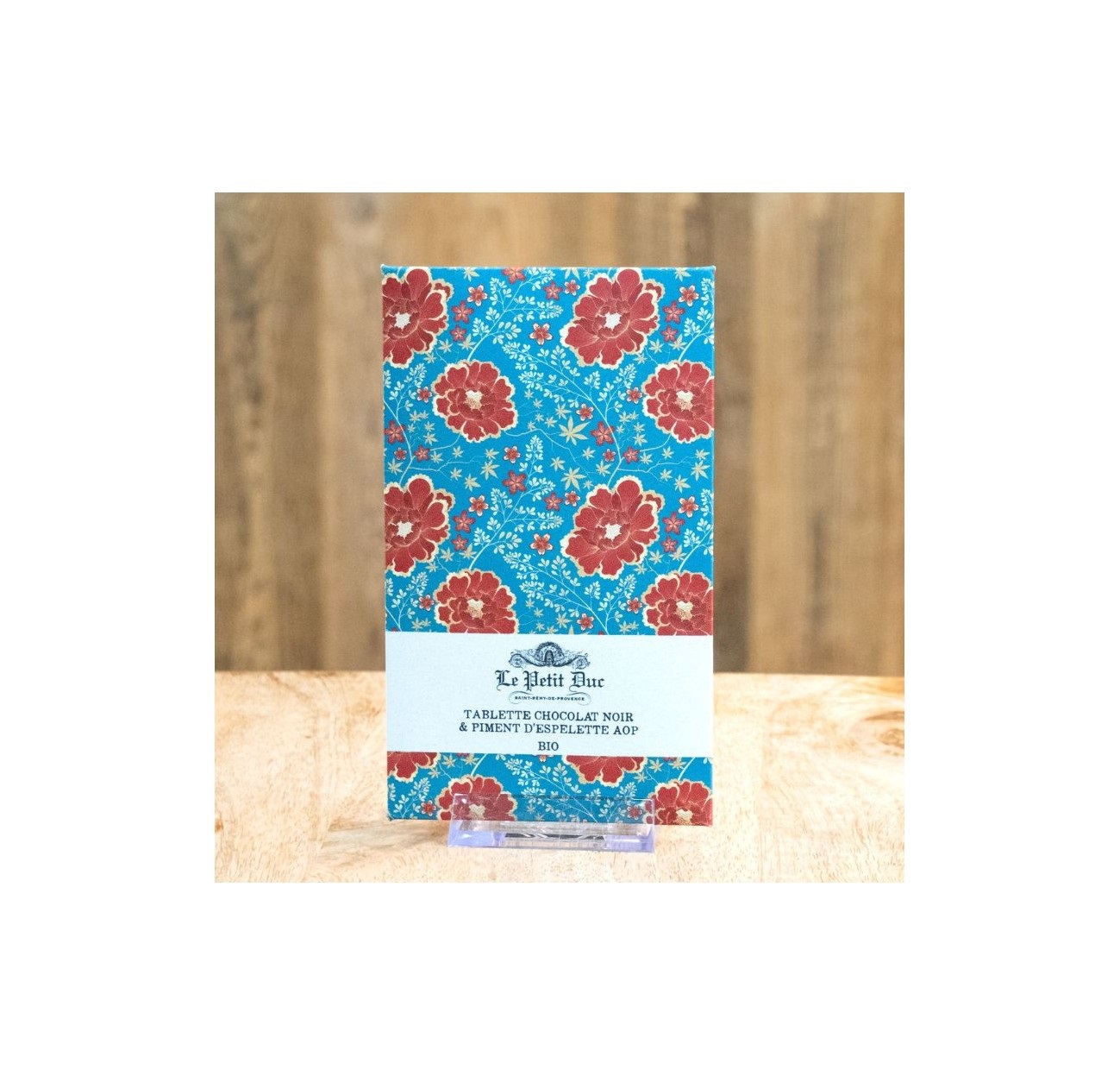 Tablette Chocolat Noir et Piment d’Espelette AOP Bio