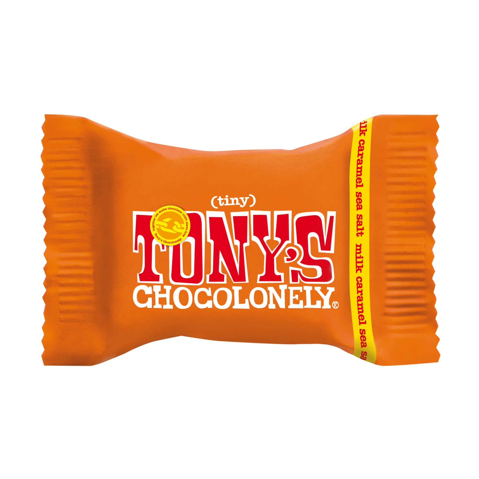 Tony’s Chocolonely Tiny Tony’s Karamel Zeezout (900 gr) – Image 3