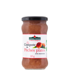 Côteaux Nantais Compote Pêche Plate 315G