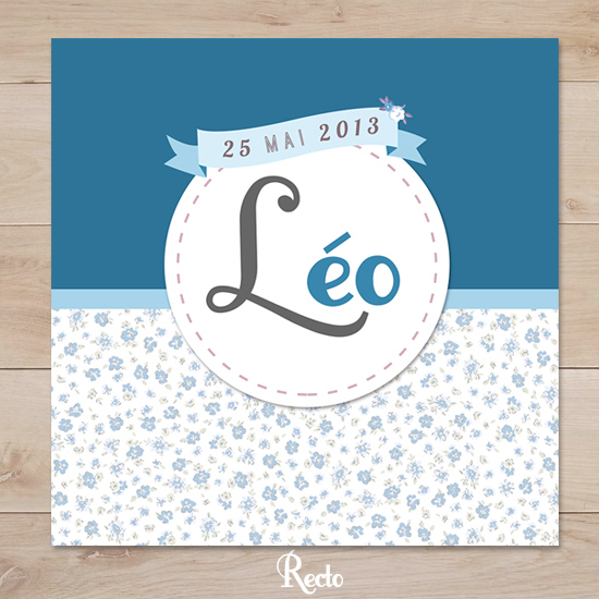 Faire-part de Naissance Rétro – à partir de 1.85€ l’unité – Image 2