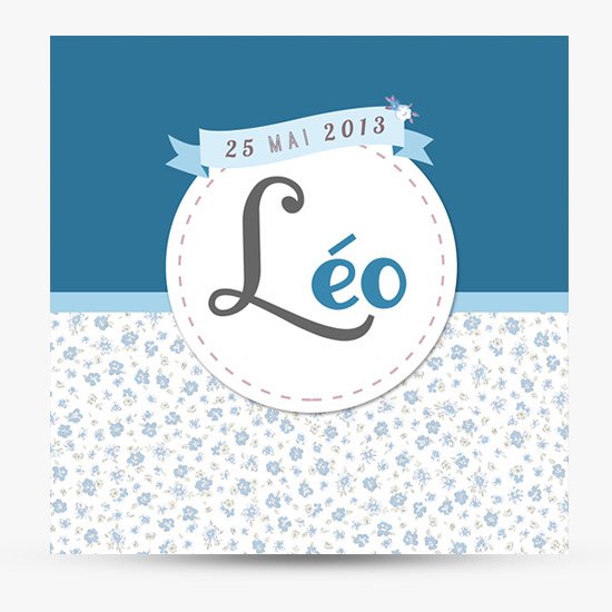 Faire-part de Naissance Rétro – à partir de 1.85€ l’unité