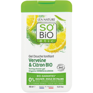 So Bio Gel Douche Verveine Citron 450Ml