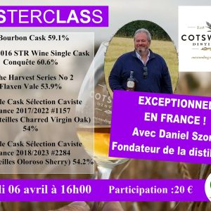 Masterclass Cotswolds avec Daniel Szor, fondateur, samedi 06 avril à 16h00