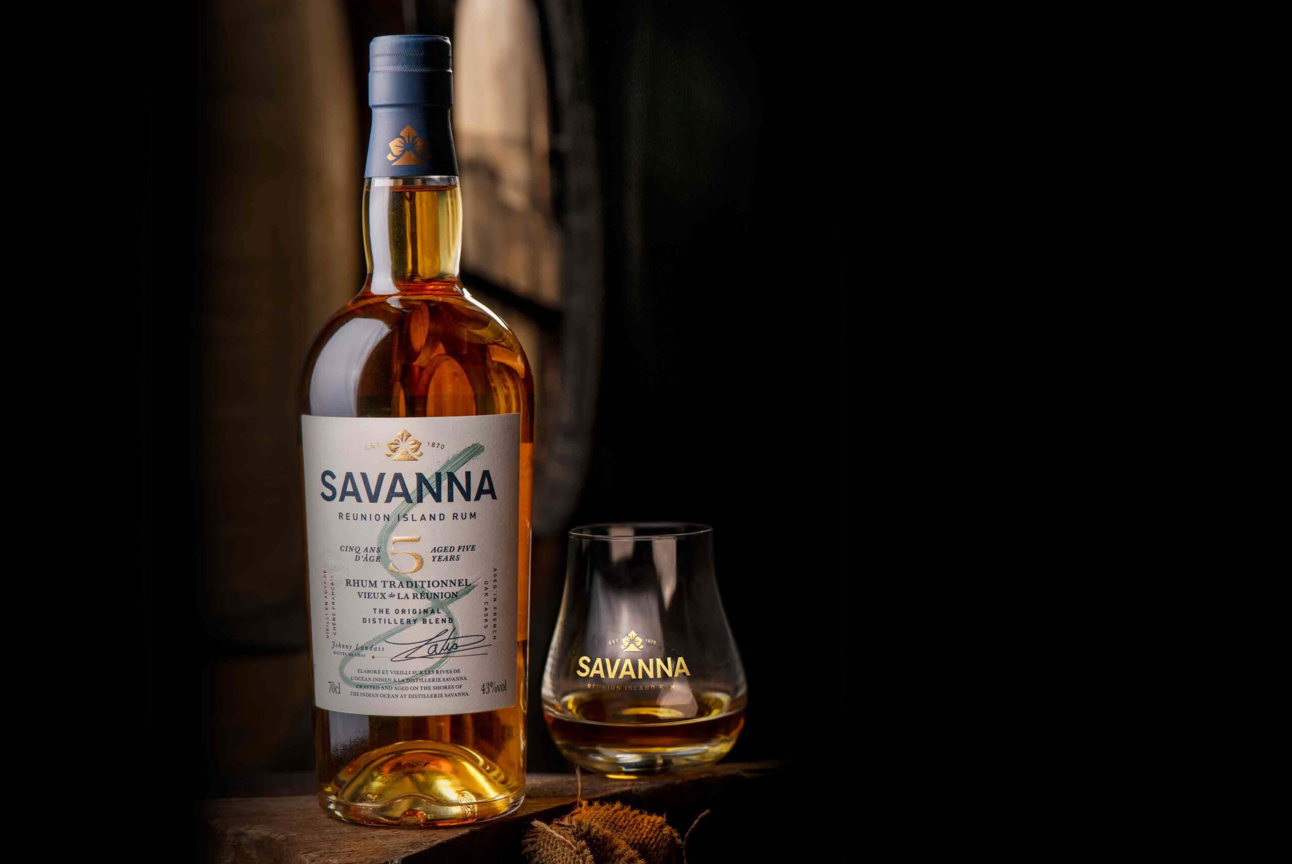 SAVANNA, 5 ans, rhum 43%