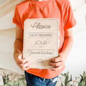 Pancarte rentrée scolaire