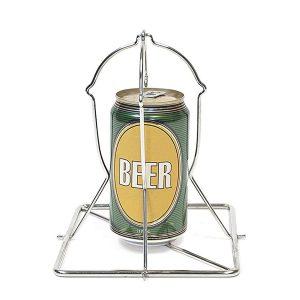 Support pliant pour poulet et cannette de bière Big Green Egg